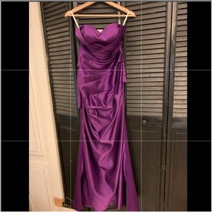 Purple Bridesmaid Dress